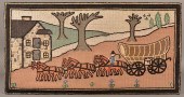 CONESTOGA WAGON AND MILL SCENE
