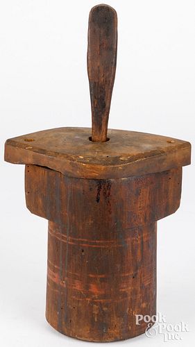 CONESTOGA WAGON GREASE BUCKET, 19TH