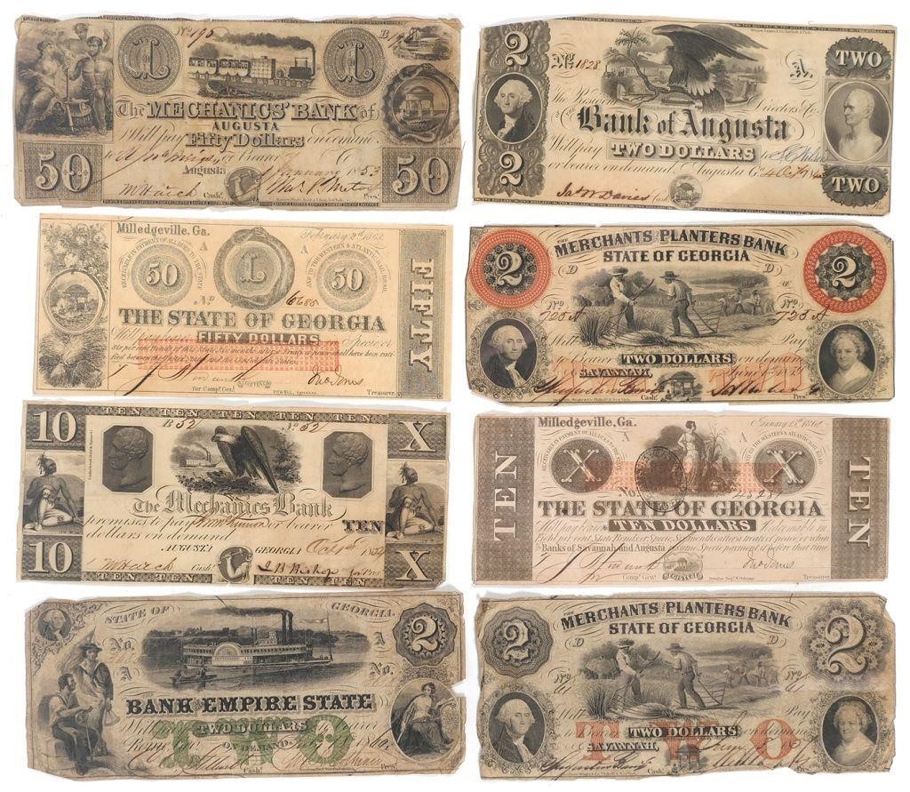 CONFEDERATE ANTEBELLUM GEORGIA
