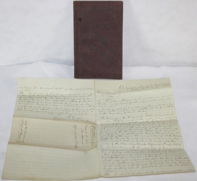 CONFEDERATE CIVIL WAR QUARTERMASTER