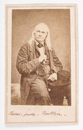 Confederate Edmund Ruffin CDV