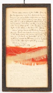 CONFEDERATE FLAG FRAGMENT Thes