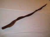 CONFEDERATE FOLK ART CANE CARV