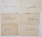 CONFEDERATE GENERALS SIX SIGNA