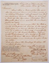 CONFEDERATE NAVY LETTER TO GEN
