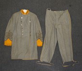 Confederate officer's uniform,