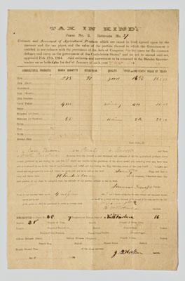 Confederate plantation archive of