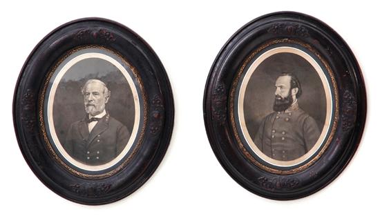 Confederate portrait prints A. B.