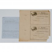 Confederate Receipt for Foodst