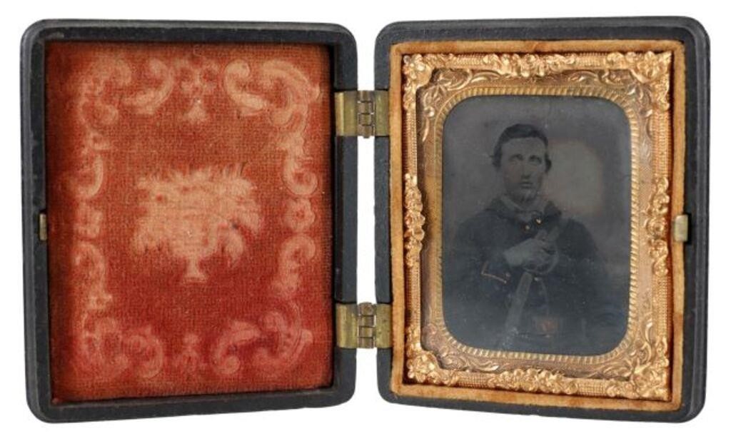 CONFEDERATE SOLDIER WITH SWORD,