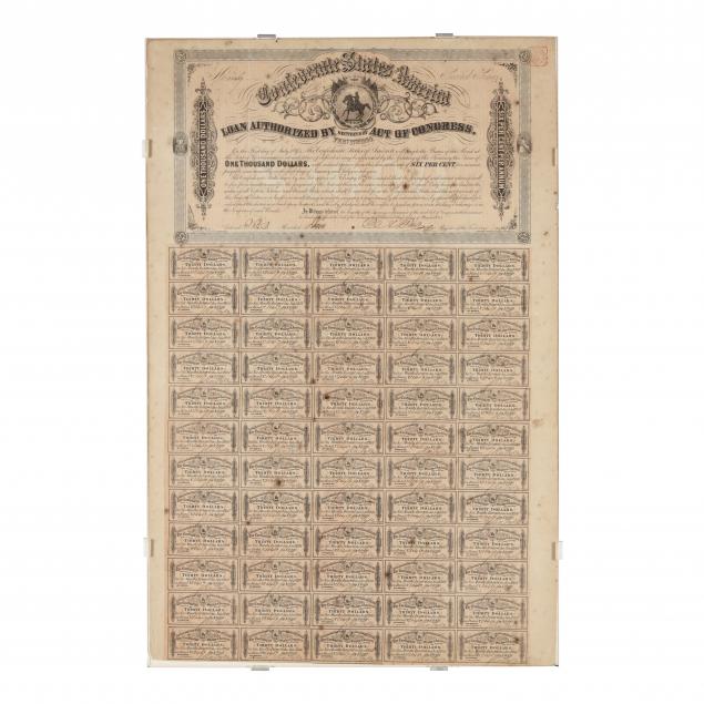 CONFEDERATE STATES $1000 BOND