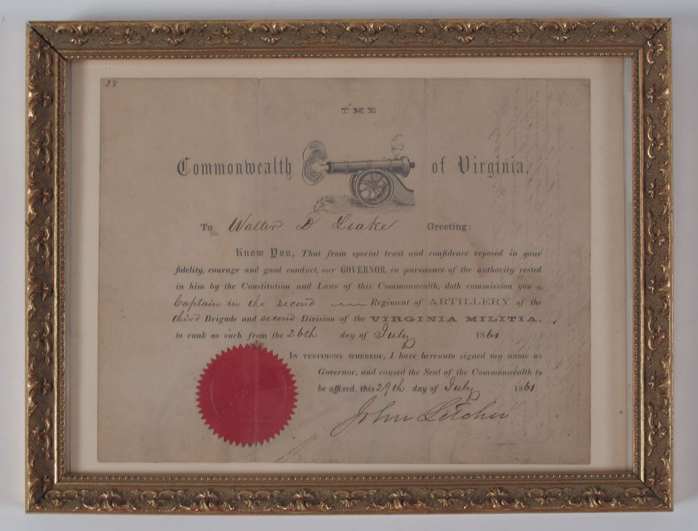 CONFEDERATE VIRGINIA MILITIA
