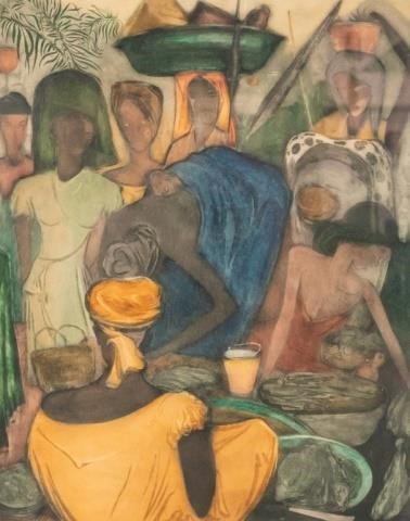 CONGOLESE MARKET SCENE
