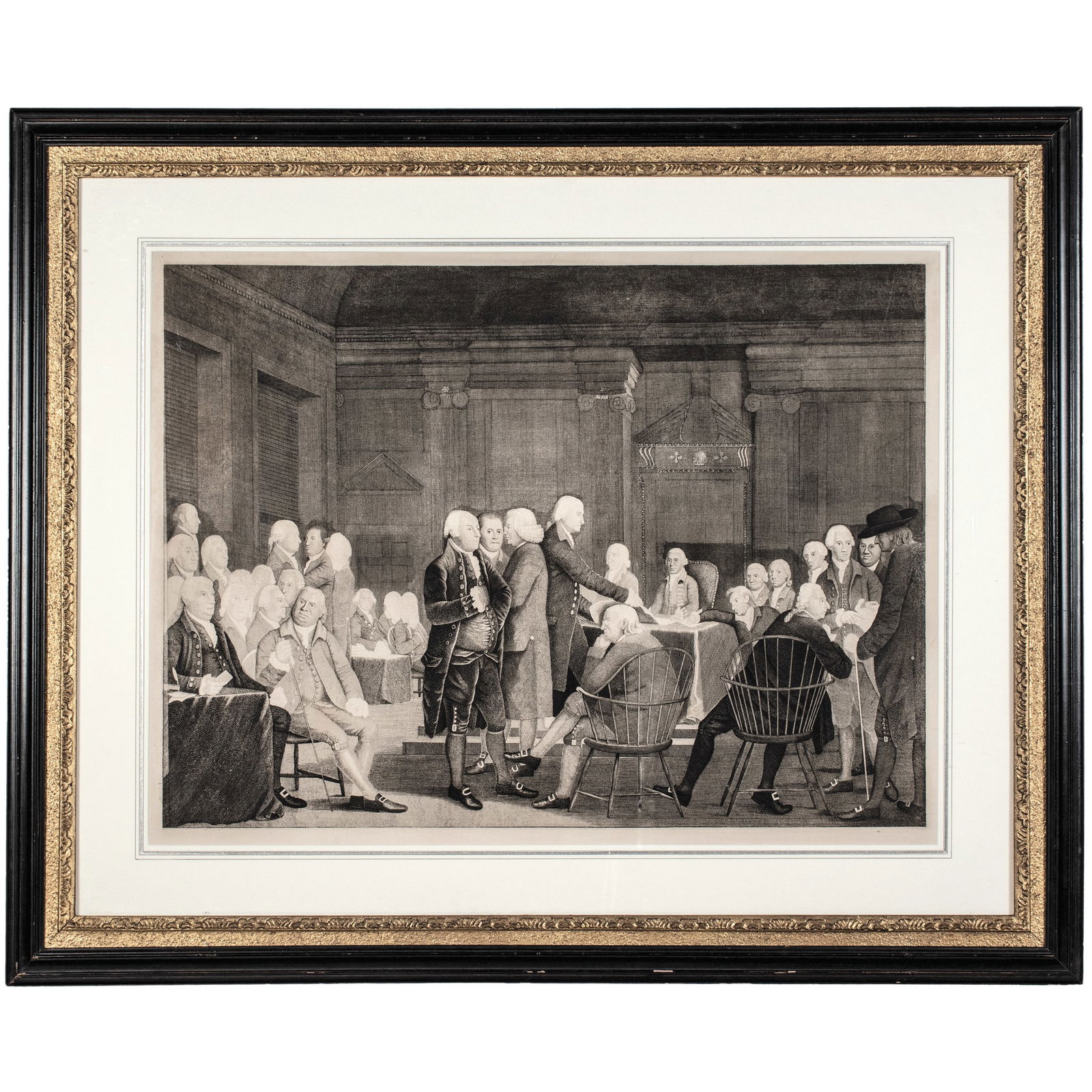 (CONGRESS VOTING THE DECLARATION OF