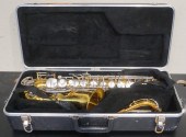CONN BRASS SAXOPHONE IN CASECo