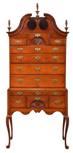 CONNECTICUT CHIPPENDALE CHERRY