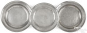 CONNECTICUT PEWTER, 18TH C.<br