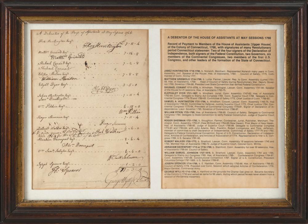 CONNECTICUT PRE-REVOLUTIONARY WAR