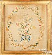 CONNECTICUT SILK EMBROIDERY, C