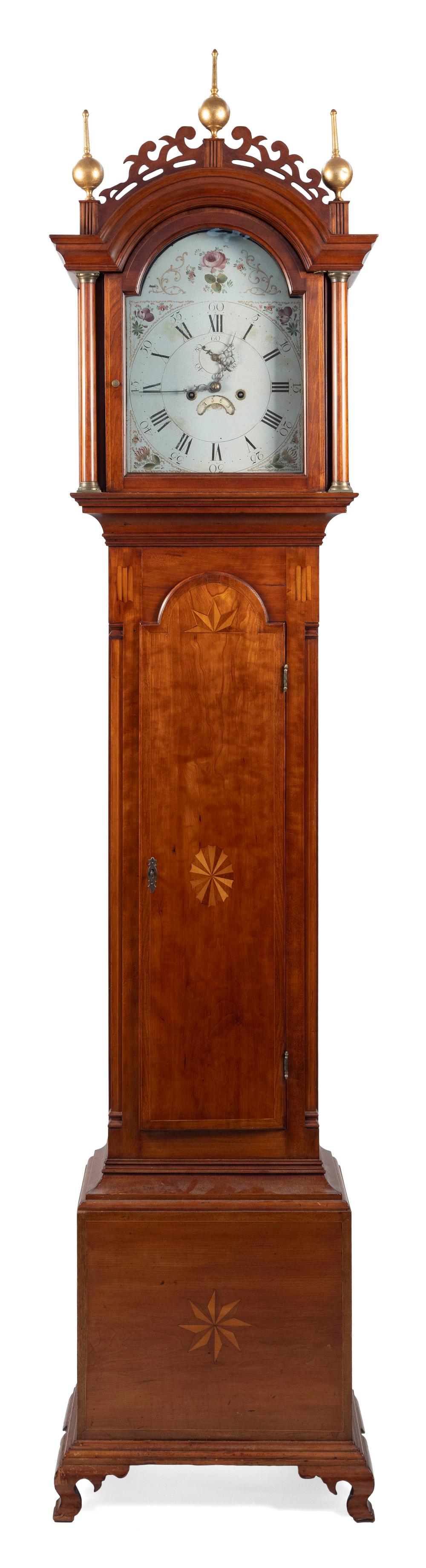 CONNECTICUT TALL-CASE CLOCK CIRCA