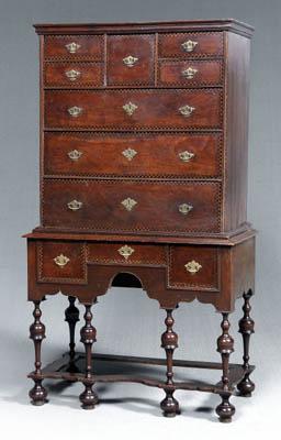 Connecticut William and Mary chest,
