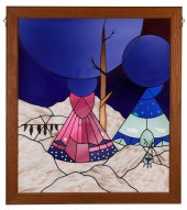 CONNIE S. SANCHEZ, STAINED GLA