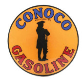 CONOCO GASOLINE 15" GLOBE LENS