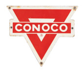 CONOCO MOTOR OILS PORCELAIN TR