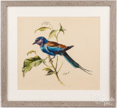 CONRAD ROLAND, WATERCOLOR OF A
