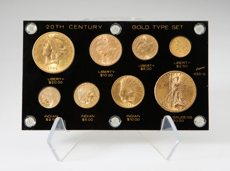 Consisting of eight (8) coins: a