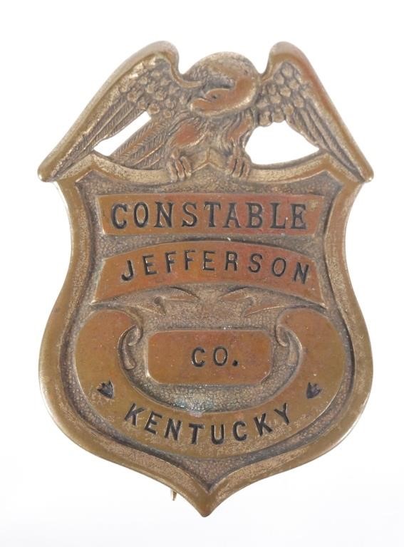 CONSTABLE BADGE LOUISVILLE KENTUCKY