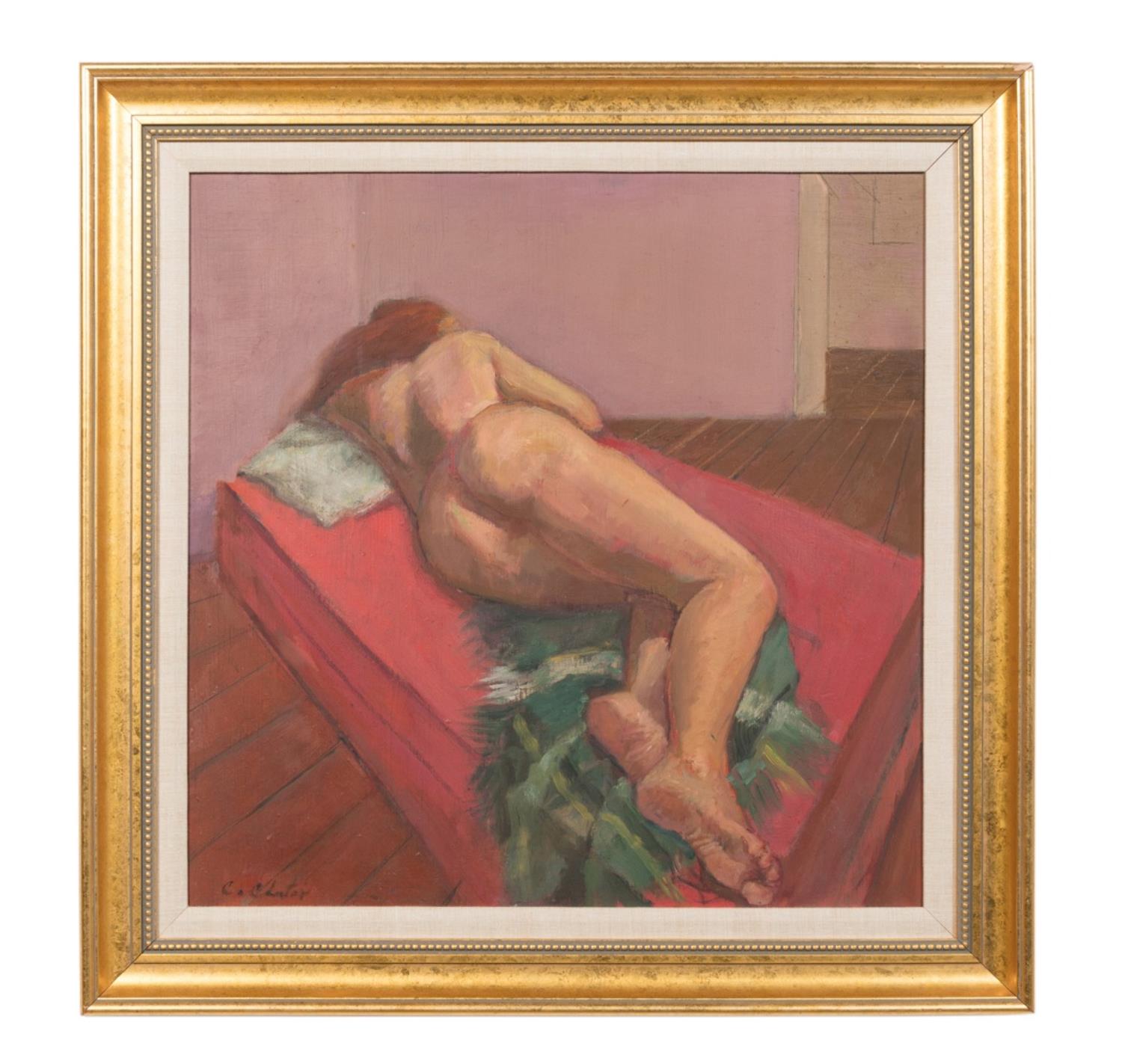 CONSTANTIN CHATOV, NUDE ON RED