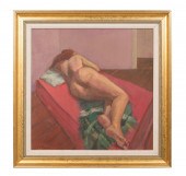 CONSTANTIN CHATOV, NUDE ON RED