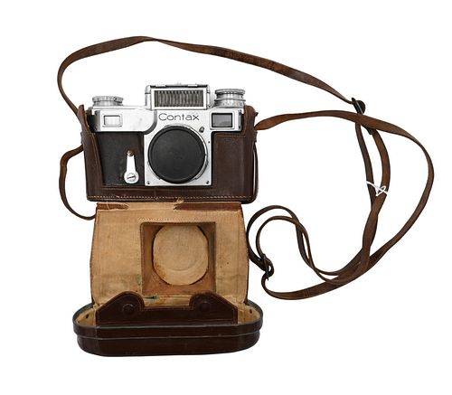 CONTAX VINTAGE CAMERA, ALONG WITH