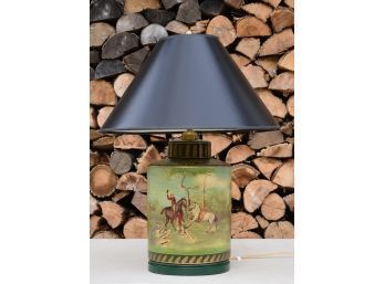 Contempoary painted tin tea