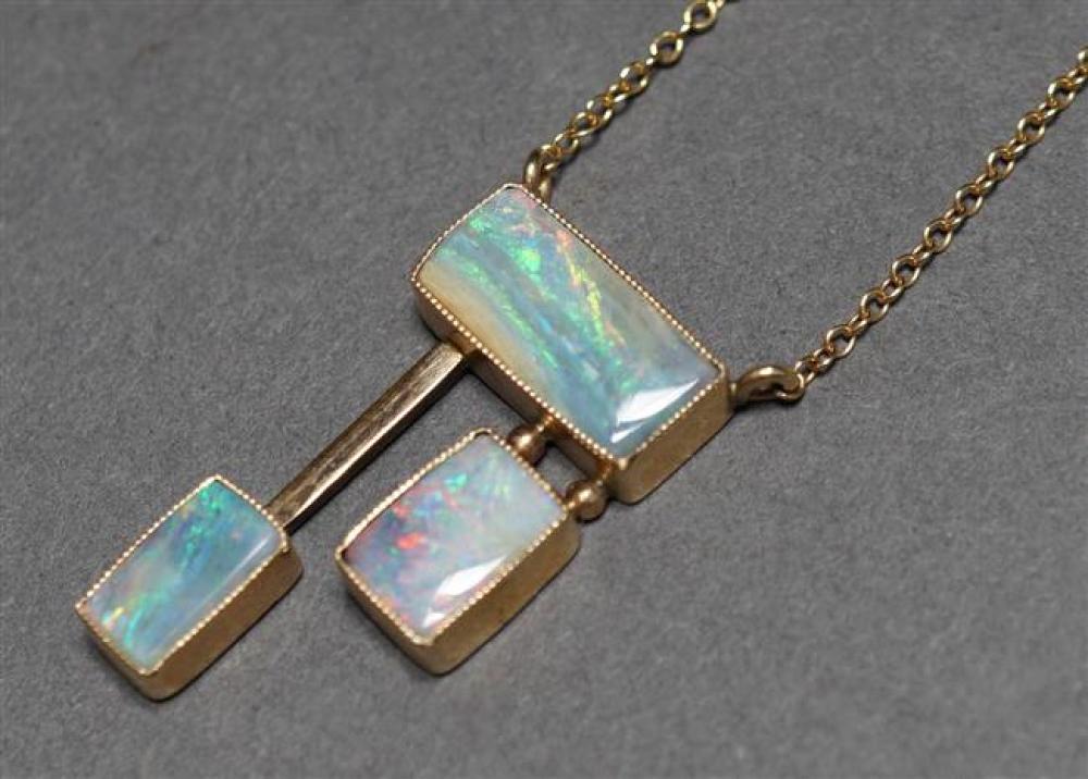CONTEMPORARY 14-KARAT YELLOW-GOLD