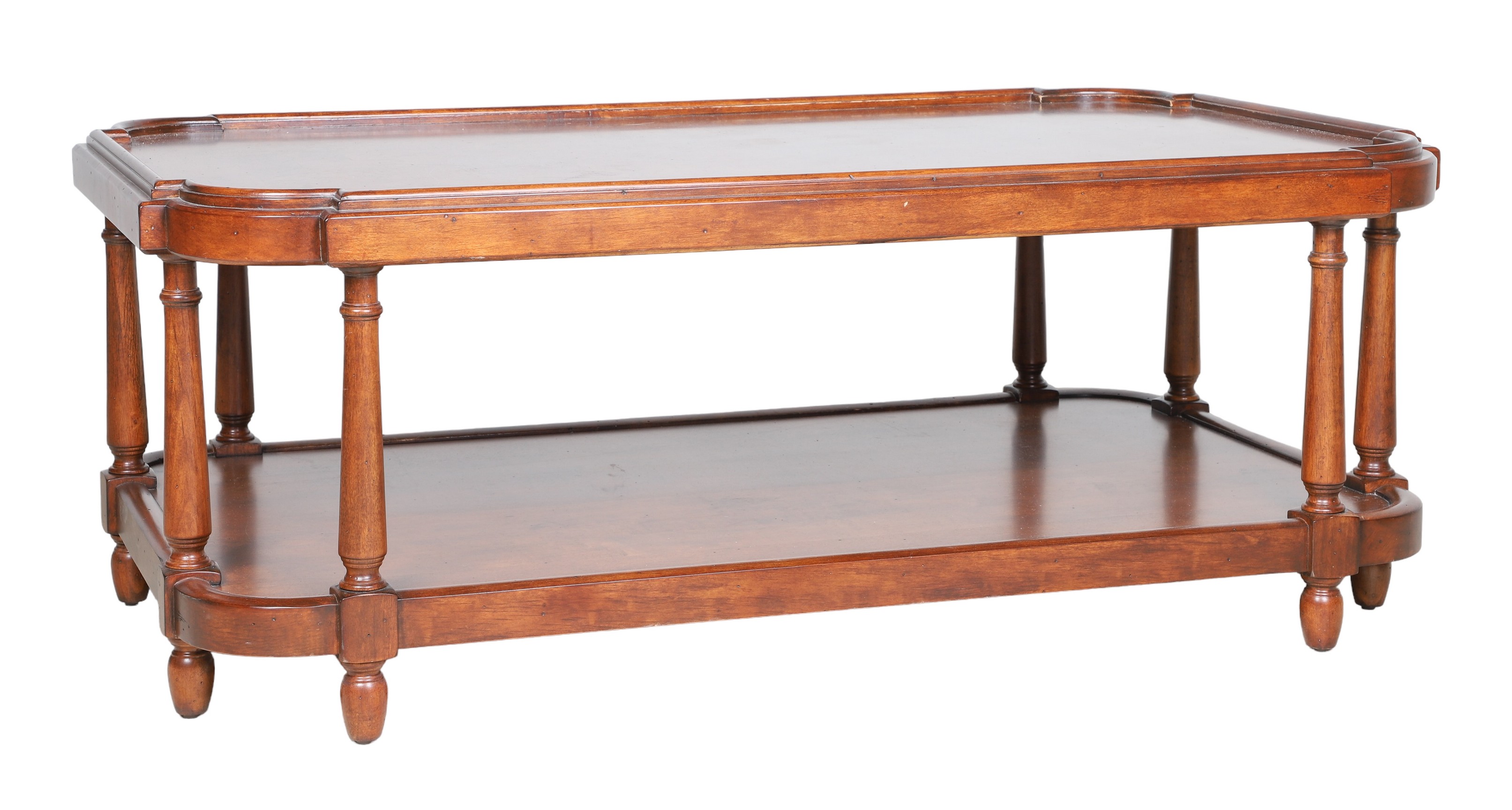 Contemporary 2-tiered coffee table,