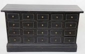 CONTEMPORARY 20 DRAWER BLACK P