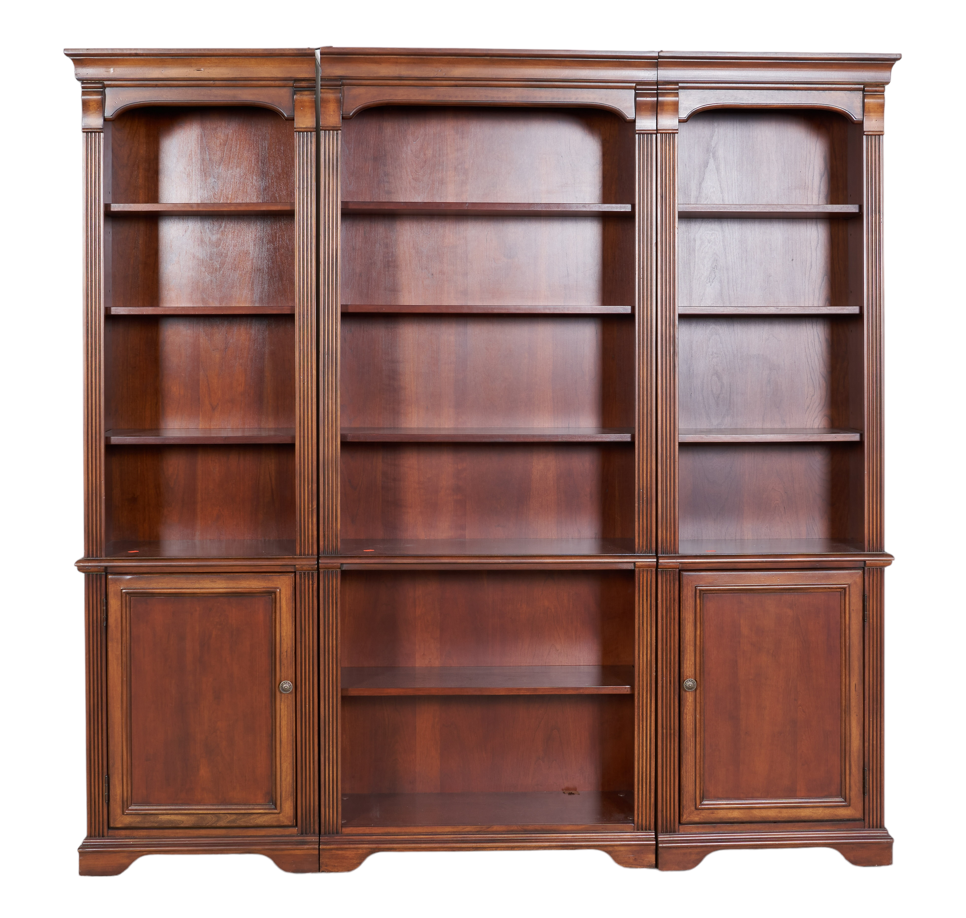 Contemporary 3-pc open bookcase