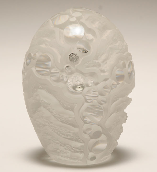 Contemporary acid etched frosted