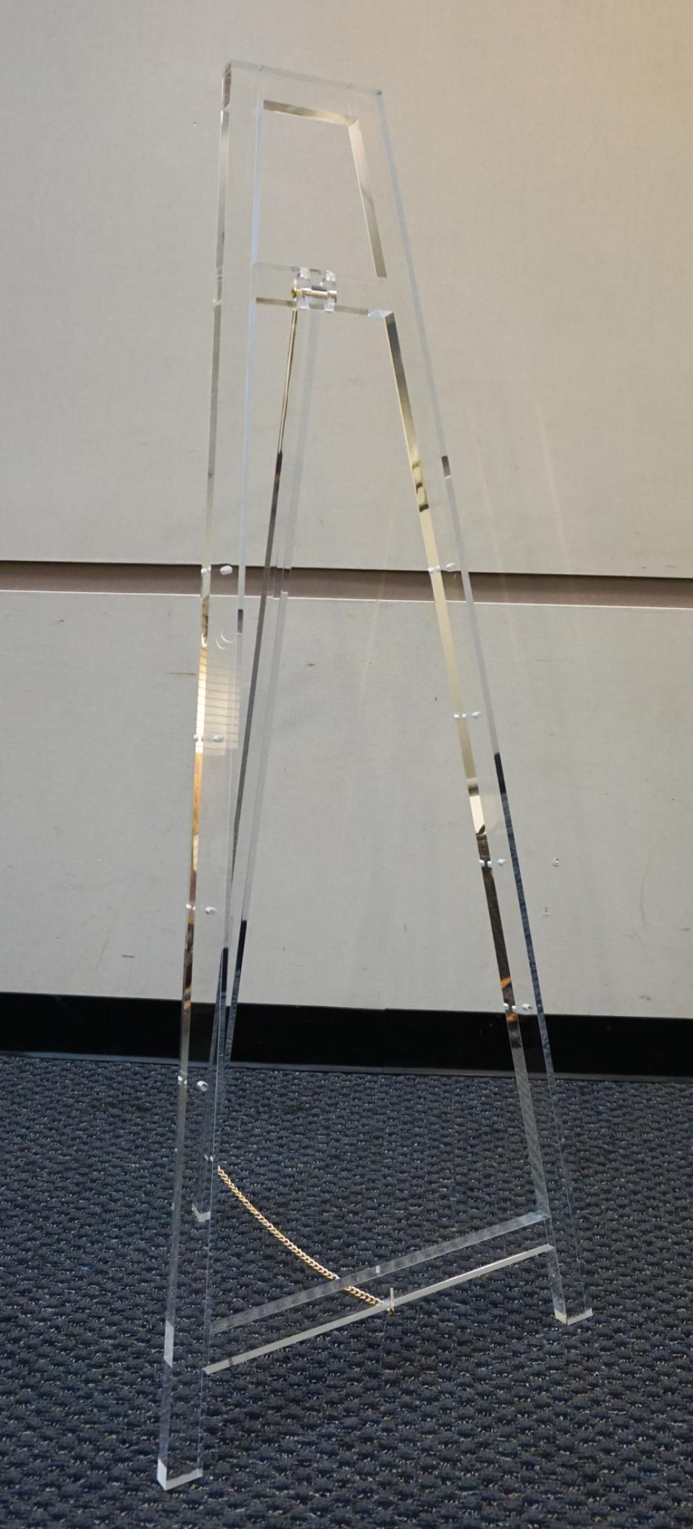 CONTEMPORARY ACRYLIC EASEL, H: