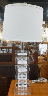 CONTEMPORARY ACRYLIC TABLE LAM