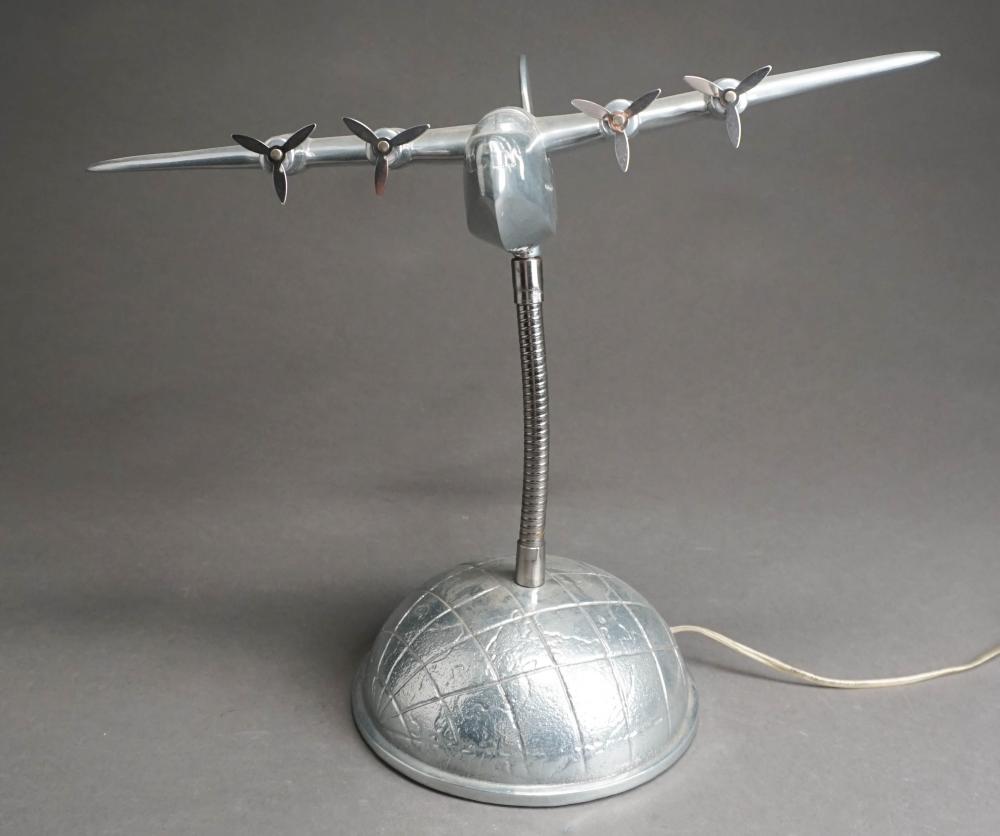 CONTEMPORARY ALUMINUM AIRPLANE-FORM