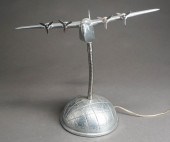 CONTEMPORARY ALUMINUM AIRPLANE