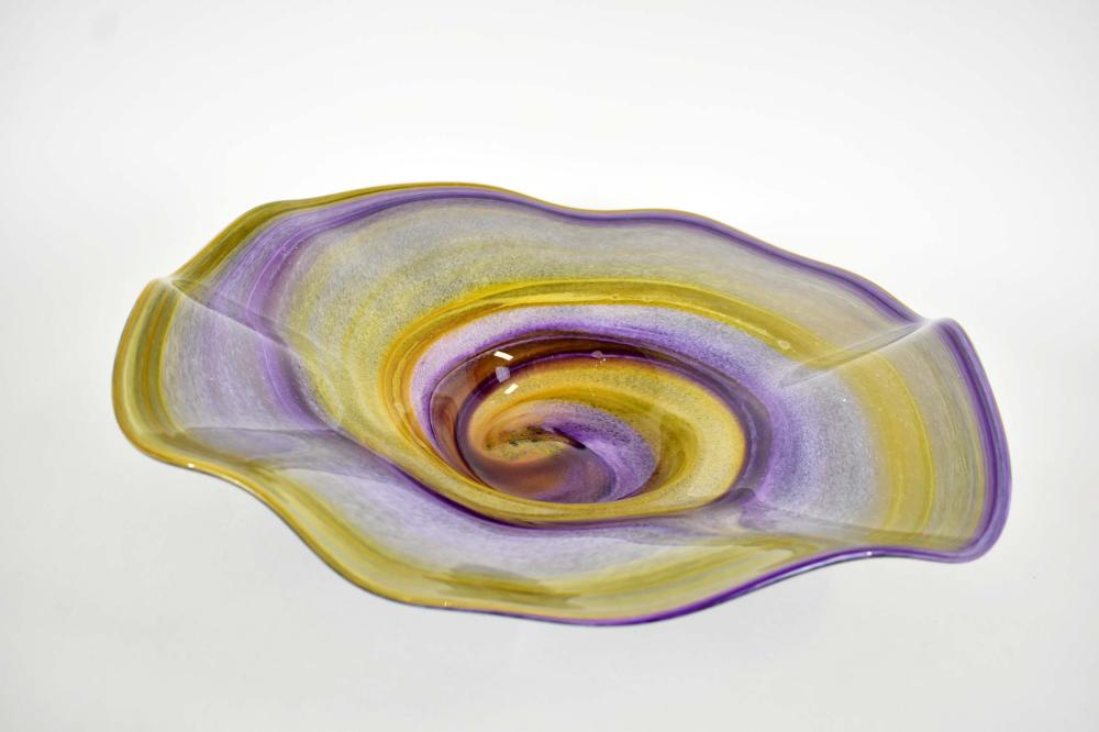 CONTEMPORARY ART GLASS CIRCULAR