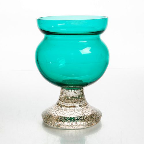 CONTEMPORARY ART GLASS PEDESTAL