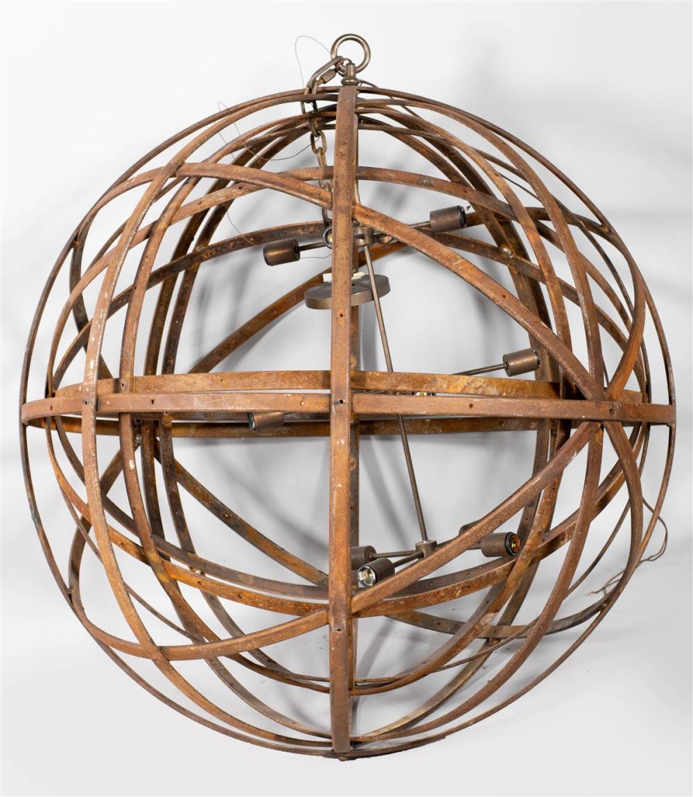 CONTEMPORARY ASTRAL 12-LIGHT IRON