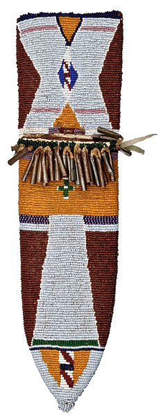 Contemporary Beaded Sheath by