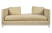 CONTEMPORARY BEIGE UPHOLSTERED