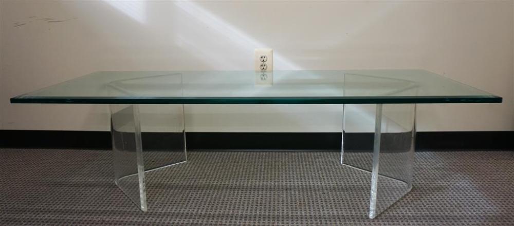 CONTEMPORARY BEVEL GLASS TOP